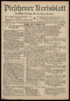Pleschener Kreisblatt: Amtlicher Anzeiger f&uuml;r den Kreis Pleschen 1908.11.11 Jg.56 Nr91