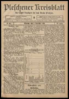 Pleschener Kreisblatt: Amtlicher Anzeiger für den Kreis Pleschen 1908.12.05 Jg.56 Nr98
