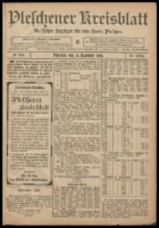 Pleschener Kreisblatt: Amtlicher Anzeiger f&uuml;r den Kreis Pleschen 1908.12.30 Jg.56 Nr104