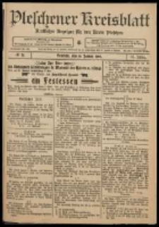 Pleschener Kreisblatt: Amtlicher Anzeiger für den Kreis Pleschen 1909.01.16 Jg.57 Nr5