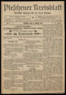 Pleschener Kreisblatt: Amtlicher Anzeiger für den Kreis Pleschen 1909.01.20 Jg.57 Nr6