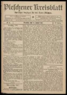 Pleschener Kreisblatt: Amtlicher Anzeiger f&uuml;r den Kreis Pleschen 1909.01.30 Jg.57 Nr9