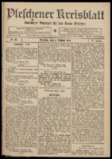 Pleschener Kreisblatt: Amtlicher Anzeiger f&uuml;r den Kreis Pleschen 1909.02.03 Jg.57 Nr10