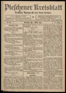 Pleschener Kreisblatt: Amtlicher Anzeiger f&uuml;r den Kreis Pleschen 1909.03.03 Jg.57 Nr18