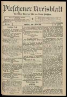Pleschener Kreisblatt: Amtlicher Anzeiger für den Kreis Pleschen 1909.05.05 Jg.57 Nr36