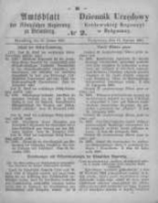Amtsblatt der K&ouml;niglichen Preussischen Regierung zu Bromberg. 1861.01.11 No.2