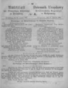 Amtsblatt der K&ouml;niglichen Preussischen Regierung zu Bromberg. 1861.01.25 No.4