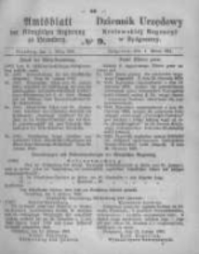 Amtsblatt der Königlichen Preussischen Regierung zu Bromberg. 1861.03.01 No.9