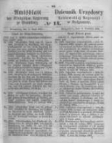 Amtsblatt der K&ouml;niglichen Preussischen Regierung zu Bromberg. 1861.04.05 No.14