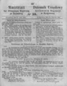 Amtsblatt der K&ouml;niglichen Preussischen Regierung zu Bromberg. 1861.06.21 No.25
