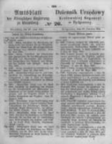 Amtsblatt der Königlichen Preussischen Regierung zu Bromberg. 1861.06.28 No.26