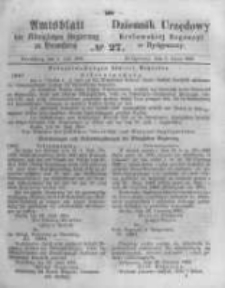 Amtsblatt der Königlichen Preussischen Regierung zu Bromberg. 1861.07.05 No.27