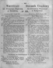 Amtsblatt der Königlichen Preussischen Regierung zu Bromberg. 1861.08.02 No.31