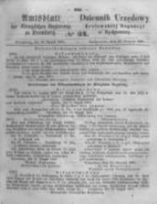 Amtsblatt der K&ouml;niglichen Preussischen Regierung zu Bromberg. 1861.08.23 No.34