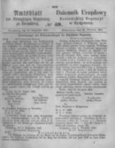 Amtsblatt der Königlichen Preussischen Regierung zu Bromberg. 1861.09.20 No.38