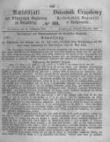Amtsblatt der Königlichen Preussischen Regierung zu Bromberg. 1861.09.27 No.39
