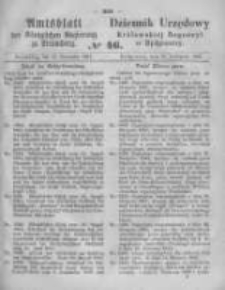Amtsblatt der Königlichen Preussischen Regierung zu Bromberg. 1861.11.15 No.46