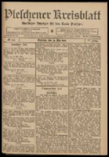 Pleschener Kreisblatt: Amtlicher Anzeiger für den Kreis Pleschen 1909.05.26 Jg.57 Nr42