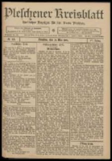 Pleschener Kreisblatt: Amtlicher Anzeiger für den Kreis Pleschen 1909.05.29 Jg.57 Nr43