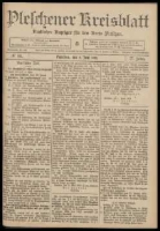 Pleschener Kreisblatt: Amtlicher Anzeiger f&uuml;r den Kreis Pleschen 1909.06.09 Jg.57 Nr46