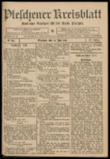 Pleschener Kreisblatt: Amtlicher Anzeiger f&uuml;r den Kreis Pleschen 1909.06.30 Jg.57 Nr52