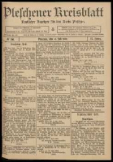 Pleschener Kreisblatt: Amtlicher Anzeiger f&uuml;r den Kreis Pleschen 1909.07.14 Jg.57 Nr56