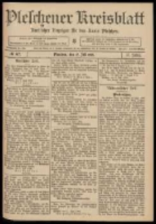Pleschener Kreisblatt: Amtlicher Anzeiger f&uuml;r den Kreis Pleschen 1909.07.17 Jg.57 Nr57