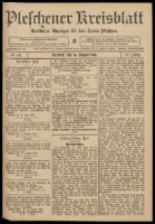 Pleschener Kreisblatt: Amtlicher Anzeiger für den Kreis Pleschen 1909.08.14 Jg.57 Nr65
