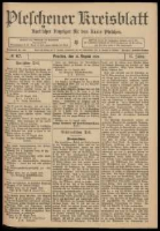 Pleschener Kreisblatt: Amtlicher Anzeiger f&uuml;r den Kreis Pleschen 1909.08.21 Jg.57 Nr67