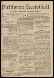 Pleschener Kreisblatt: Amtlicher Anzeiger f&uuml;r den Kreis Pleschen 1909.10.06 Jg.57 Nr80