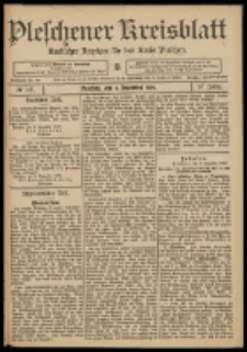 Pleschener Kreisblatt: Amtlicher Anzeiger f&uuml;r den Kreis Pleschen 1909.12.04 Jg.57 Nr97