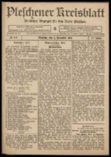 Pleschener Kreisblatt: Amtlicher Anzeiger für den Kreis Pleschen 1909.12.11 Jg.57 Nr99
