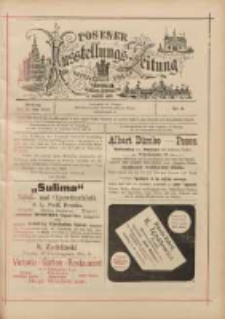 Posener Ausstellungs-Zeitung: Offizielles Organ der Provinzial-Gewerbe-Ausstellung 1895.05.27 Nr3