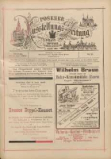 Posener Ausstellungs-Zeitung: Offizielles Organ der Provinzial-Gewerbe-Ausstellung 1895.06.02 Nr9
