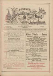 Posener Ausstellungs-Zeitung: Offizielles Organ der Provinzial-Gewerbe-Ausstellung 1895.06.22 Nr28