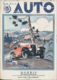 Auto: ilustrowane czasopismo sportowo-techniczne: organ Automobilklubu Polski oraz Klub&oacute;w Afiliowanch: revue sportive et technique de l' automobile: organe officiel de l'Automobile-Club de Pologne et des clubs afili&eacute;s 1928 czerwiec R.7 Nr6