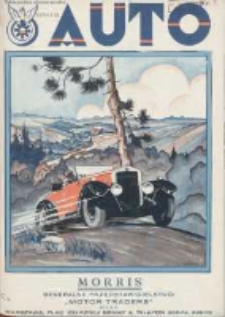 Auto: ilustrowane czasopismo sportowo-techniczne: organ Automobilklubu Polski oraz Klub&oacute;w Afiliowanch: revue sportive et technique de l' automobile: organe officiel de l'Automobile-Club de Pologne et des clubs afili&eacute;s 1928 lipiec R.7 Nr7