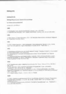 Bibliografia Józefa Kostrzewskiego