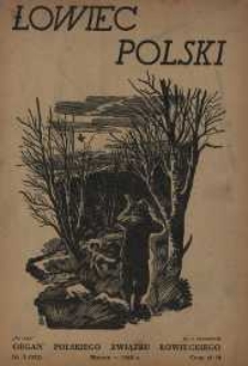 Łowiec Polski 1948 Nr3