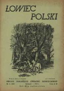 Łowiec Polski 1948 Nr11