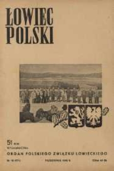 Łowiec Polski 1949 Nr10
