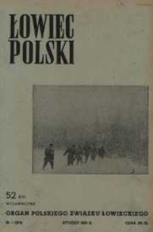 Łowiec Polski 1950 Nr1