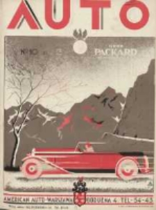 Auto: miesięcznik: organ Automobilklubu Polski oraz Klubów Afiljowanych: organe officiel de l'AutomobilKlub Polski et des clubs afiliés 1930 październik R.9 Nr10