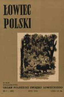 Łowiec Polski 1951 Nr5