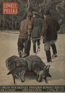 Łowiec Polski 1954 Nr1