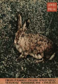 Łowiec Polski 1954 Nr10