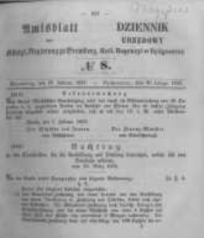 Amtsblatt der Königlichen Preussischen Regierung zu Bromberg. 1857.02.20 No.8