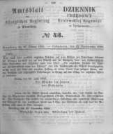 Amtsblatt der Königlichen Preussischen Regierung zu Bromberg. 1858.10.22 No.43