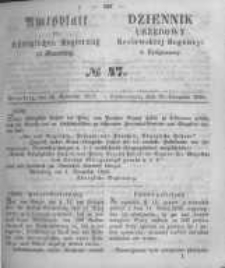 Amtsblatt der Königlichen Preussischen Regierung zu Bromberg. 1858.11.19 No.47