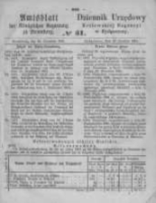 Amtsblatt der K&ouml;niglichen Preussischen Regierung zu Bromberg. 1861.12.20 No.51